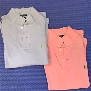 Two “the skinny polos”